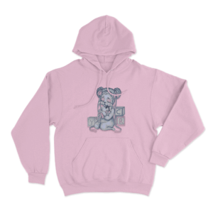 Crybaby Bear Unisex Hoodie Pink