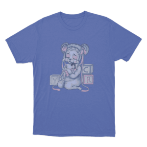 Crybaby Bear Unisex T Shirt Blue