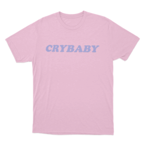 Crybaby Logo Unisex T Shirt Pink