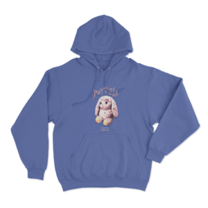 Portals Bunny Unisex Hoodie Blue