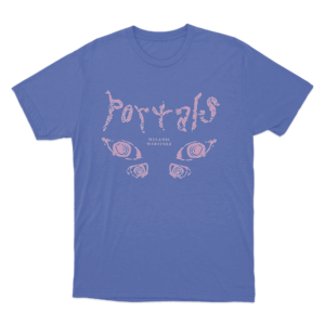 Portals Eyes Unisex T Shirt Blue